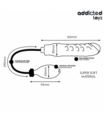 ADDICTED TOYS - DILDO INFLABLE MODELO 1