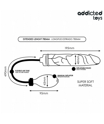 ADDICTED TOYS - DILDO INFLABLE MODELO 2