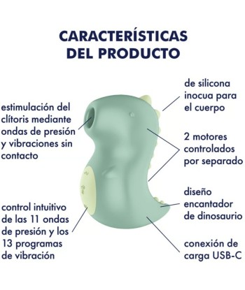 SATISFYER - DIN-OOOH VIBRADOR and ESTIMULADOR AIR PULSE