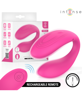 INTENSE - NORA ESTIMULADOR DE PINZA CON VIBRACIÓN ROSA