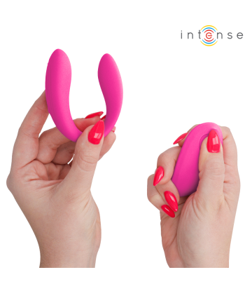 INTENSE - NORA ESTIMULADOR DE PINZA CON VIBRACIÓN ROSA