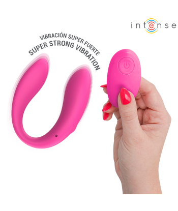INTENSE - NORA ESTIMULADOR DE PINZA CON VIBRACIÓN ROSA