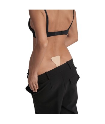 BYE-BRA - TANGA ADHESIVO BEIGE TALLA ÚNICA