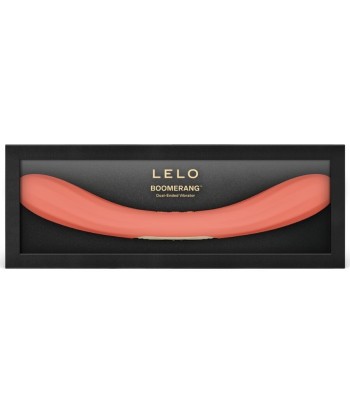 LELO - BOOMERANG VIBRADOR DE DOBLE EXTREMO ROJO CORAL