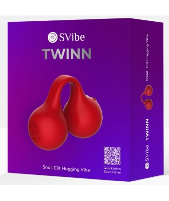 SNAIL VIBE - TWINN VIBRADOR DE DEDO CEREZA