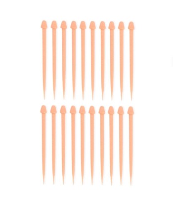 DIABLO PICANTE - PALITOS DE PENE CON PINCHO PARA CARNE 20 UNIDADES