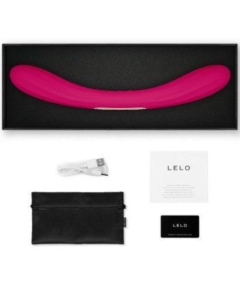 LELO - BOOMERANG VIBRADOR DE DOBLE EXTREMO CEREZA