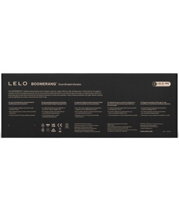 LELO - BOOMERANG VIBRADOR DE DOBLE EXTREMO CEREZA