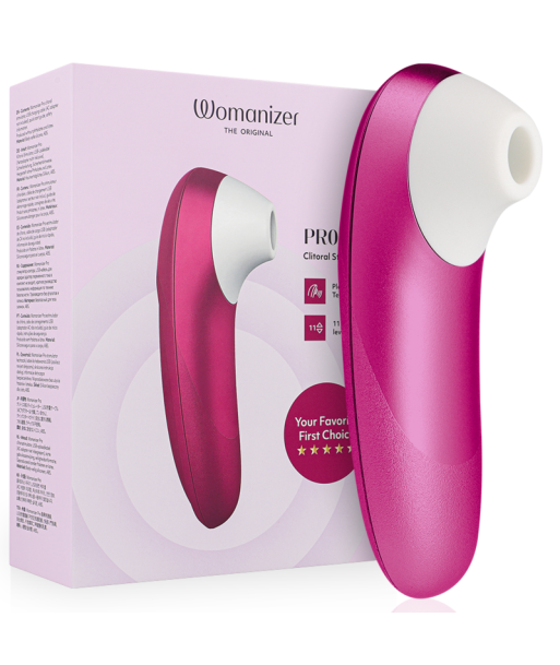WOMANIZER - PRO VIBRANT ESTIMULADOR DE CLÍTORIS ROSA