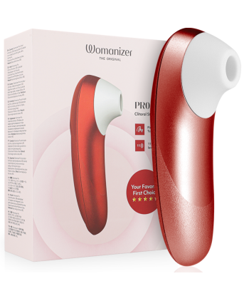 WOMANIZER - PRO VIBRANT ESTIMULADOR DE CLÍTORIS BURDEOS
