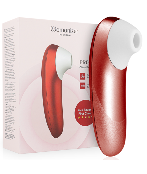 WOMANIZER - PRO VIBRANT ESTIMULADOR DE CLÍTORIS BURDEOS