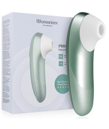 WOMANIZER - PRO VIBRANT ESTIMULADOR DE CLÍTORIS VERDE SALVIA