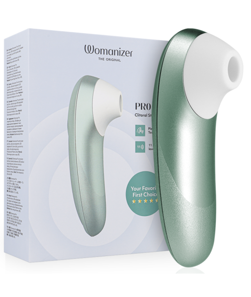 WOMANIZER - PRO VIBRANT ESTIMULADOR DE CLÍTORIS VERDE SALVIA