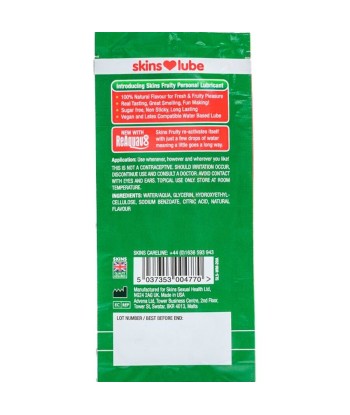 SKINS - FRUITY LUBRICANTE BASE DE AGUA SANDÍA MONODOSIS 5 ML
