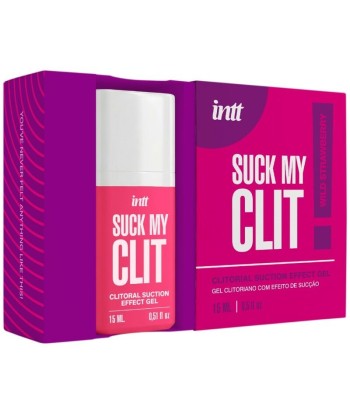 INTT - SUCK MY CLIT GEL EFECTO SUCCIÓN FRESAS SILVESTRES 15 ML