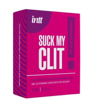 INTT - SUCK MY CLIT GEL EFECTO SUCCIÓN FRESAS SILVESTRES 15 ML