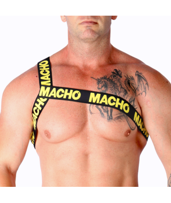 MACHO - ARNÉS ROMANO BLANCO L-XL