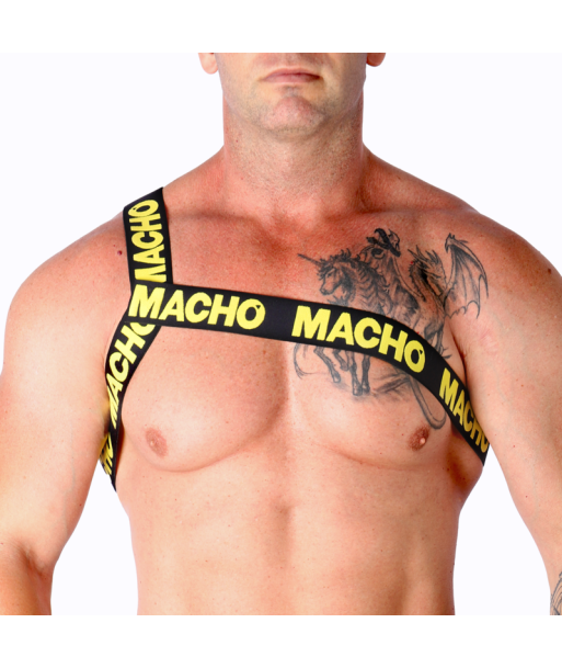 MACHO - ARNÉS ROMANO BLANCO L-XL