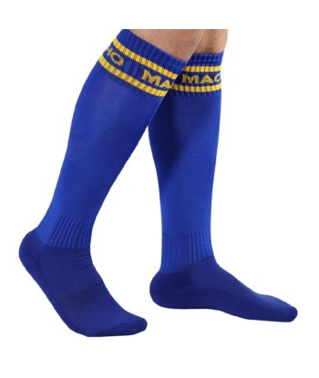 MACHO - CALCETINES LARGOS TALLA ÚNICA AZUL