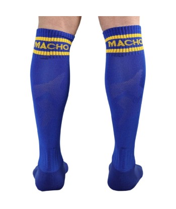MACHO - CALCETINES LARGOS TALLA ÚNICA AZUL