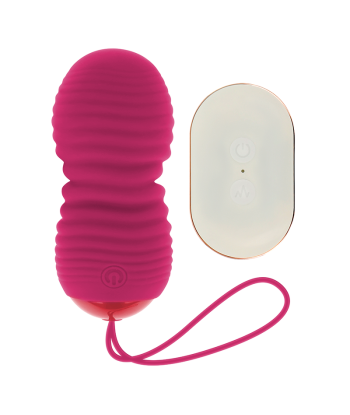OHMAMA - HUEVO CONTROL REMOTO 7 MODOS UP AND DOWN ROSA
