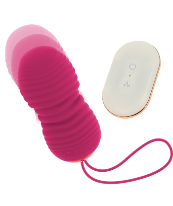 OHMAMA - HUEVO CONTROL REMOTO 7 MODOS UP AND DOWN ROSA