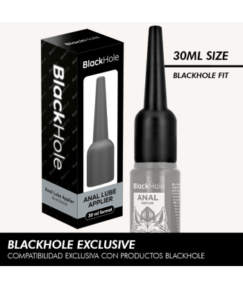 BLACK HOLE - APLICADOR DE LUBRICANTE ANAL TALLA S 30 ML