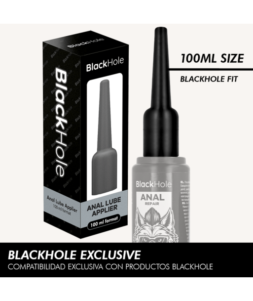 BLACK HOLE - APLICADOR DE LUBRICANTE ANAL TALLA L 100 ML