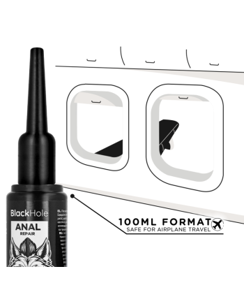 BLACK HOLE - APLICADOR DE LUBRICANTE ANAL TALLA L 100 ML