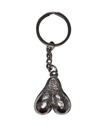 DIABLO PICANTE - LLAVERO METAL HUEVOS PLATA