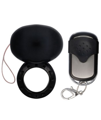 SPIRIT - ANILLO VIBRADOR CONTROL REMOTO NEGRO