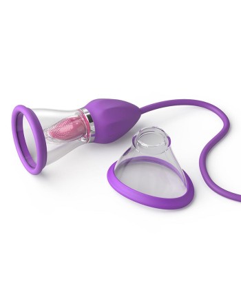 FANTASY FOR HER - ULTIMATE PLEASURE MAX MANGUERA DE SUCCIÓN CON LENGUA ESTIMULADORA MORADO