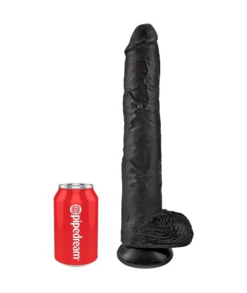 KING COCK - PENE REALÍSTICO CON TESTÍCULOS 30.5 CM NEGRO