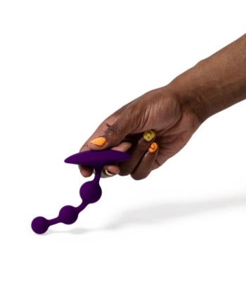 ROMP - AMP PURPLE BOLAS ANALES FLEXIBLES DE SILICONA 12,5 CM MORADO