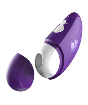 ROMP - FREE ESTIMULADOR DE CLÍTORIS CON TAPA 10 NIVELES RECARGABLE MORADO