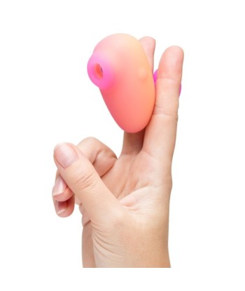 ROMP - KISS SUCCIONADOR DE CLÍTORIS VIBRADOR DE DEDO RECARGABLE