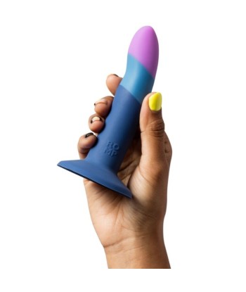 ROMP - PICCOLO DILDO SILICONA CON VENTOSA TRICOLOR 14 CM