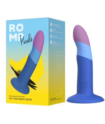 ROMP - PICCOLO DILDO SILICONA CON VENTOSA TRICOLOR 14 CM