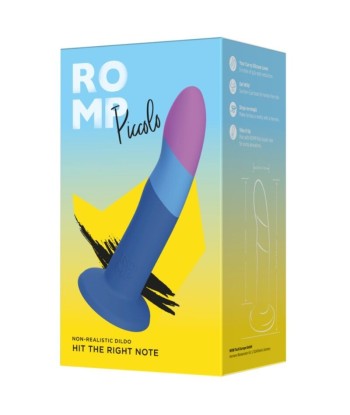 ROMP - PICCOLO DILDO SILICONA CON VENTOSA TRICOLOR 14 CM