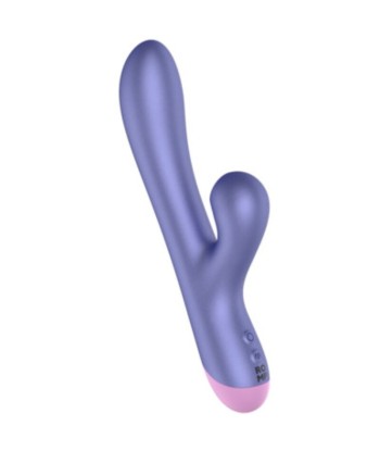 ROMP - PULSE VIBRADOR RABBIT DUAL PUNTO G AZUL ELÉCTRICO