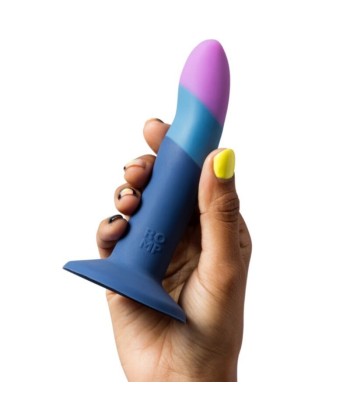 ROMP - PICCOLO ARNÉS DILDO SILICONA CON VENTOSA TRICOLOR 14 CM