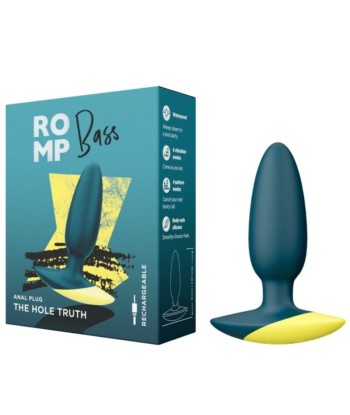 ROMP - BASS PLUG ANAL VIBRADOR 10 CM VERDE