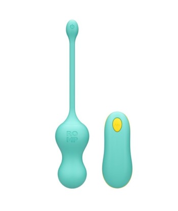ROMP - CELLO HUEVO VIBRADOR MULTIFUNCIÓN TURQUESA CONTROL REMOTO