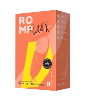 ROMP - SWITCH X ESTIMULADOR DE CLÍTORIS 6 NIVELES NARANJA