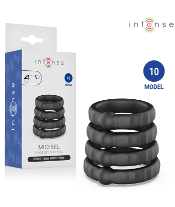 INTENSE - MICHIEL SET DE 4 ANILLOS MODELO 10