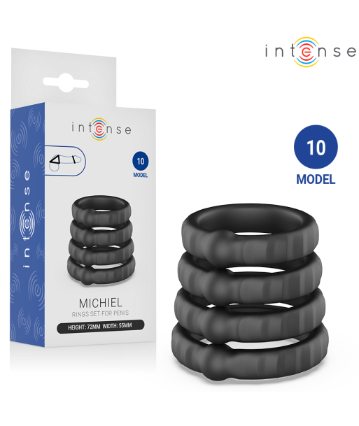 INTENSE - MICHIEL SET DE 4 ANILLOS MODELO 10