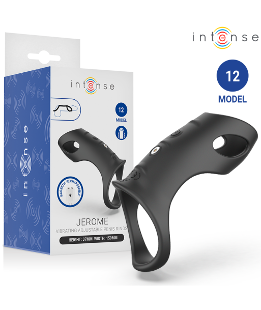 INTENSE - JEROME ANILLO VIBRADOR AJUSTABLE MODELO 12