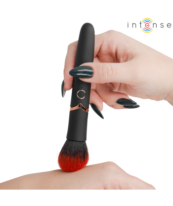 INTENSE - EMILIA VIBRADOR BROCHA CON EFECTO CALOR 16 CM