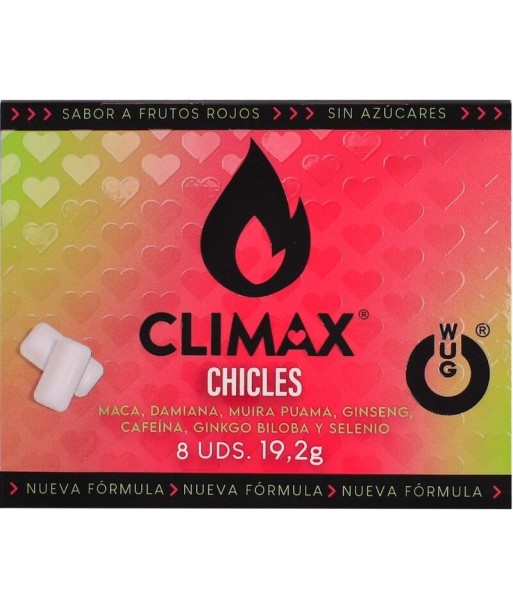 WUG climax - El complemento alimenticio que te ayuda a recuperar energía tras la noche BLISTER 8 UDS