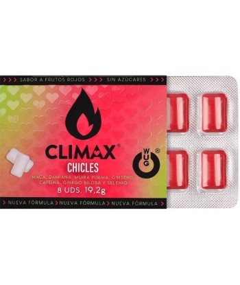 WUG climax - El complemento alimenticio que te ayuda a recuperar energía tras la noche BLISTER 8 UDS